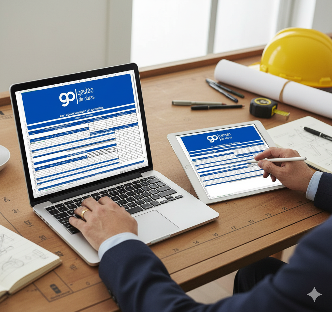 Mockup Exemplo de planilha