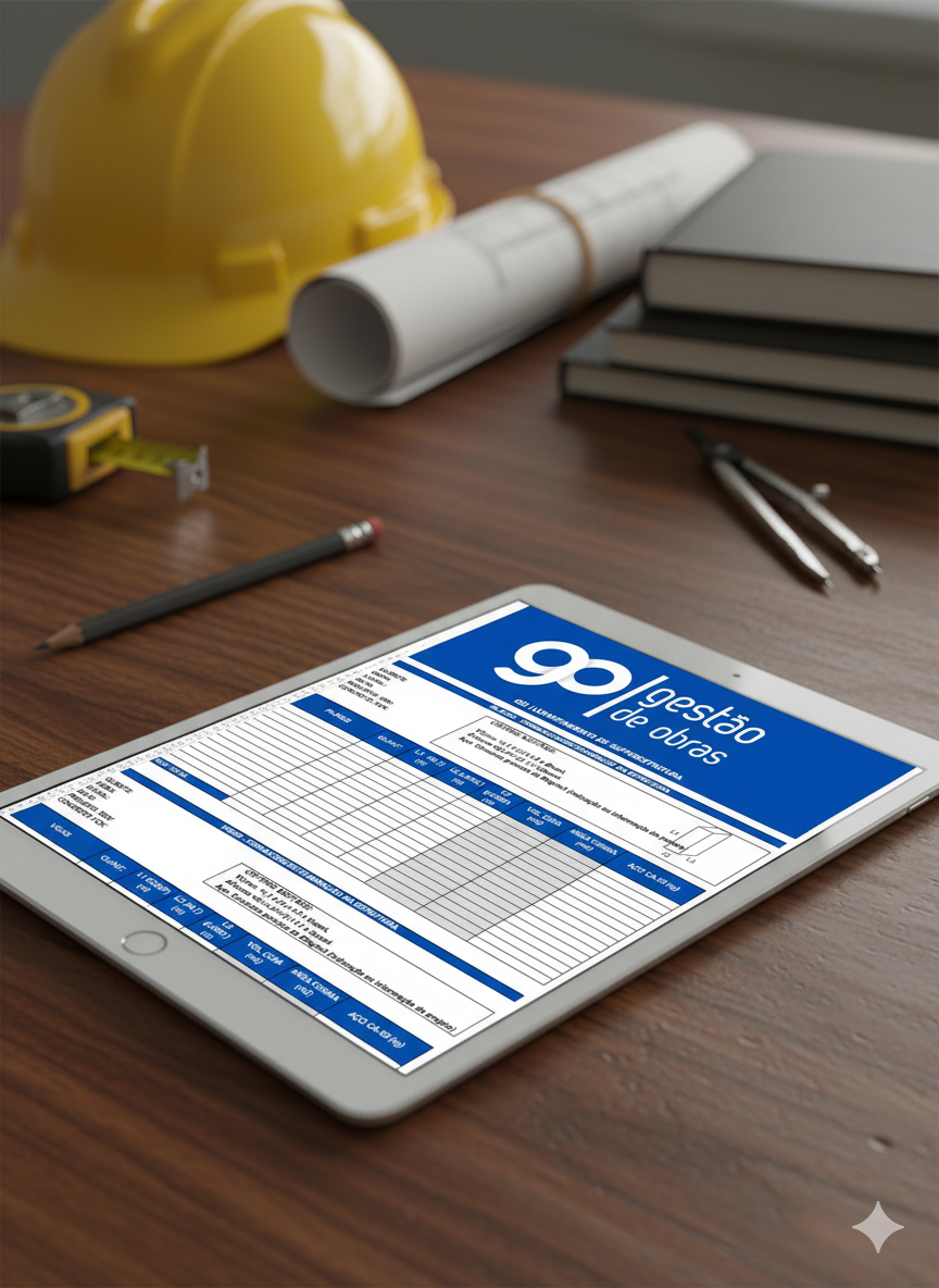Mockup Exemplo de planilha